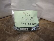 LOT OF 100 - 128GB M.2 2280 SATA SSD Solid State Drives - TESTED / WIPED picture