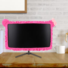 Protect Your Screen with Pink Cat Ear Design Monitor Cover picture