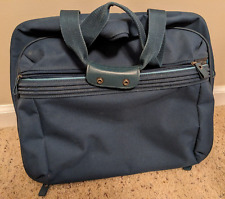 Vintage Samsonite Epsilon Luggage Laptop Briefcase Dark Blue  Bag  17