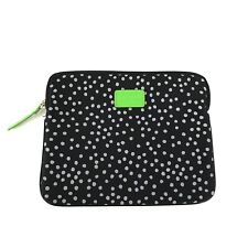 Kate Spade Padded Tablet Pouch / Case Zippered Closure Black White Polka Dot picture