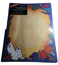 VTG Designer Collection American Greetings Stationary Paper Halloween 25 Sheets picture