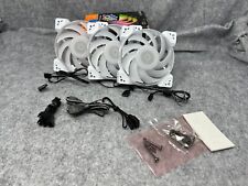 ID-COOLING DF-12025-ARGB Trio Snow Case Fan CPU Cooling Fan Addressable RGB picture