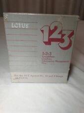 Vintage New 1985 Sealed LOTUS 123 DOS 2.0 ACT Apricot PC, Zip F-Range F1 F2 F10 picture