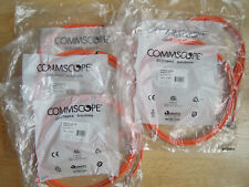 Lot of 5 Commscope Systimax Orange GS8E-OR-10FT CAT 6 Hi-PoE Patch Cable 10 Feet picture