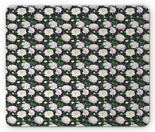 Ambesonne Floral Pattern Mousepad Rectangle Non-Slip Rubber picture