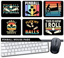 Pinball Player #6 - Mouse Pad - Pinball Wizard Pins Retro Arcade Mousepad Gift picture