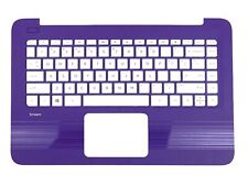 HP Stream 14-CB013WM Original New PURPLE LAPTOP Palmrest + Keyboard picture