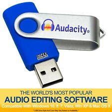 Audacity NEW USB Professional Audio Music Editing Recording Software Windows MAC picture