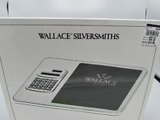 Wallace Silversmiths SILVER PLATED Mouse Pad With Solar Calculator 5