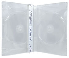 14mm Standard Super Clear Double 2 Discs DVD Case Lot picture