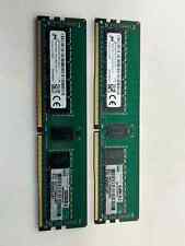 Lot 2x 16GB (32GB) Micron MTA18ASF2G72PDZ-2G3A1II PC4-19200 2400MHz RDIMM RAM picture