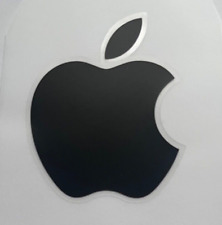 Authentic Apple Sticker Decal Black Logo picture