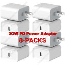 8Pack Fast Charger 20W PD Power Adapter for iPhone 11 Pro Max 12 13 15 XR XS Lot picture