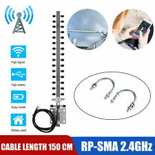 2.4G Yagi WiFi Antenna 25dBi Outdoor Directional Signal for Wireless Card Router picture