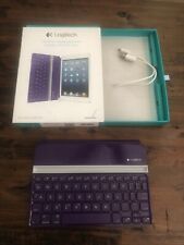 Logitech Ultrathin Keyboard MINI Purple Fits iPad Mini 1st, 2nd, 3rd Gen picture