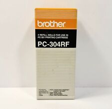New Old Stock Brother PC-304RF 4 Refill Rolls for  PC-301 Printing Cartridge Fax picture