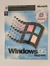 SEALED Microsoft Windows '95 Upgrade PC CD-ROM Big Box w/Internet Explorer picture