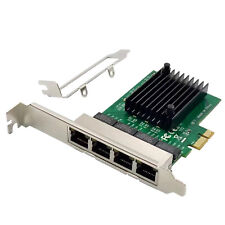 Gigabit Ethernet PCI-e PCIe x1 Network Adapter Card 4 Port NIC Realtek Chipset picture