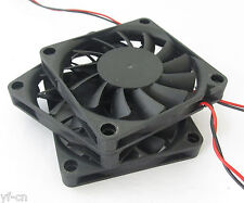 10x Brushless DC Cooling Fan 70x70x10mm 7010 13 blades 5V 12V 24V 0.15A 2pin fan picture