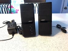 Bose MediaMate Computer Speakers with AC Adapter & Audio Cables   VG Condition picture