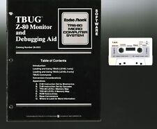 T-Bug Z-80 Monitor & Debugging Aid for TRS-80 Tape And Manual tbug debug picture