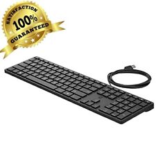 HP Smart Buy Wired 320K Slim Keyboard  Black 108 Keys USB-A HSA-C001K L96909-001 picture