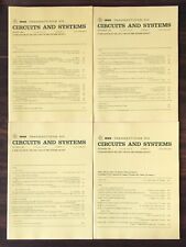 1981 IEEE Transactions on Circuits And Systems Magazine - Lot of 5 picture