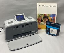 HP Photosmart A616 Compact Color Photo Inkjet Printer w/ Ink Manual & PowerCord picture
