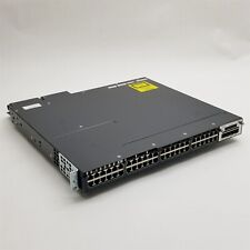Cisco Catalyst WS-C3560X-48PF-L V02 48-Port POE+ Switch C3KX-NM-1G 2*PWR-1100WAC picture