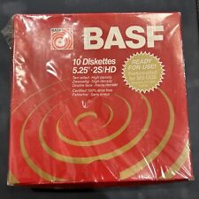 NOS VINTAGE BASF High Density DOS Formatted 5.25