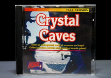 Crystal Caves PC CD underground world gems hazards treasures traps puzzle game picture