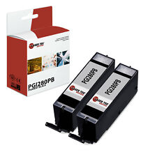 2Pk LTS PGI280PGBK Pigment Black HY Compatible for Canon Pixma TR7520 TR8520 Ink picture
