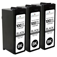 3PK For Lexmark 100XL Black Ink Cartridges Interpret S405 picture