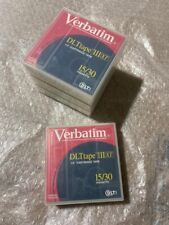 VERBATIM DLTtape IIIXT 15/30GB Data Cartridge X4 - NEW - Joblot picture