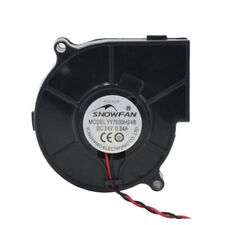 1pc 24V 0.24A 7530 Turbo Fan Double Ball Blower Hole Pitch 80MM YY7530H24 picture