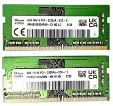 SK Hynix  8GB (2X4GB) DDR4 SODIMM Memory Module 3200MHz  hma851s6djr6n picture