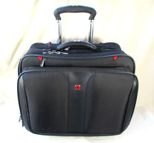 Swiss Gear Wenger Patriot Business Rolling Laptop Briefcase Luggage Carry On Bag picture