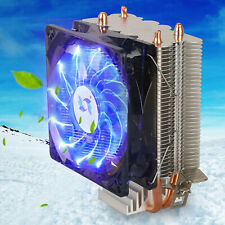 Blue LED CPU Cooler Fan Heatsink for Intel LGA1155 /775/AMD AM4/AM3+/AM3/AM2+ picture