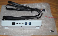 New White Front I/O IO Panel USB Audio Power Reset Switch 4 Corsair Carbide 275R picture