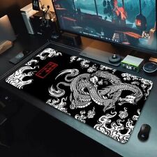 japanese dragon large gaming mousepad picture