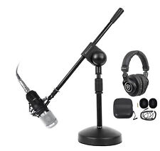 Rockville PC Gaming Streaming Twitch Bundle: RCM01 Microphone+Headphones+Stand picture