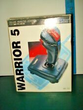Vintage 1990 Quick Shot QS-123 Warrior 5 Deluxe Analog Joystick in Box IBM/XT/AT picture