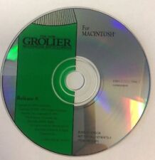 The New Grolier Multimedia Encylopedia Release 6 1993 CD-Rom Mac Software picture