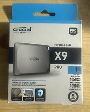Crucial X9 Pro USB 3.2 Type-C Portable External SSD #CT1000X9PROSSD9 NEW SEALED picture