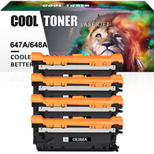 4PK Black CE260A 647A Toner for HP Color LaserJet CP4525DN CP4525XH CP4525N picture