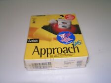 NOS Vintage New Sealed lotus approach 96 edition ibm windows 95 compatible picture