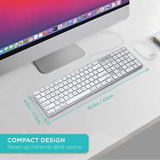 Full Size Mac Keyboard Apple IOS Mac iMac Windows Desktop PC Wired Laptop Design picture
