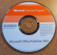 Microsoft Office Publisher 2003 with Product Key CD 2004 X10-65495 picture