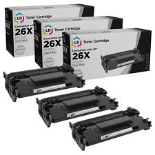 LD 3PK Replacement HP 26X CF226X Black Toner Cartridge LaserJet Pro M402d M426dw picture