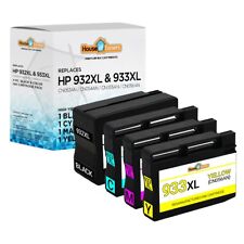 4pk 932XL 933XL Inkjet Cartridges for HP Officejet 6100 6100e 6600 Printer picture